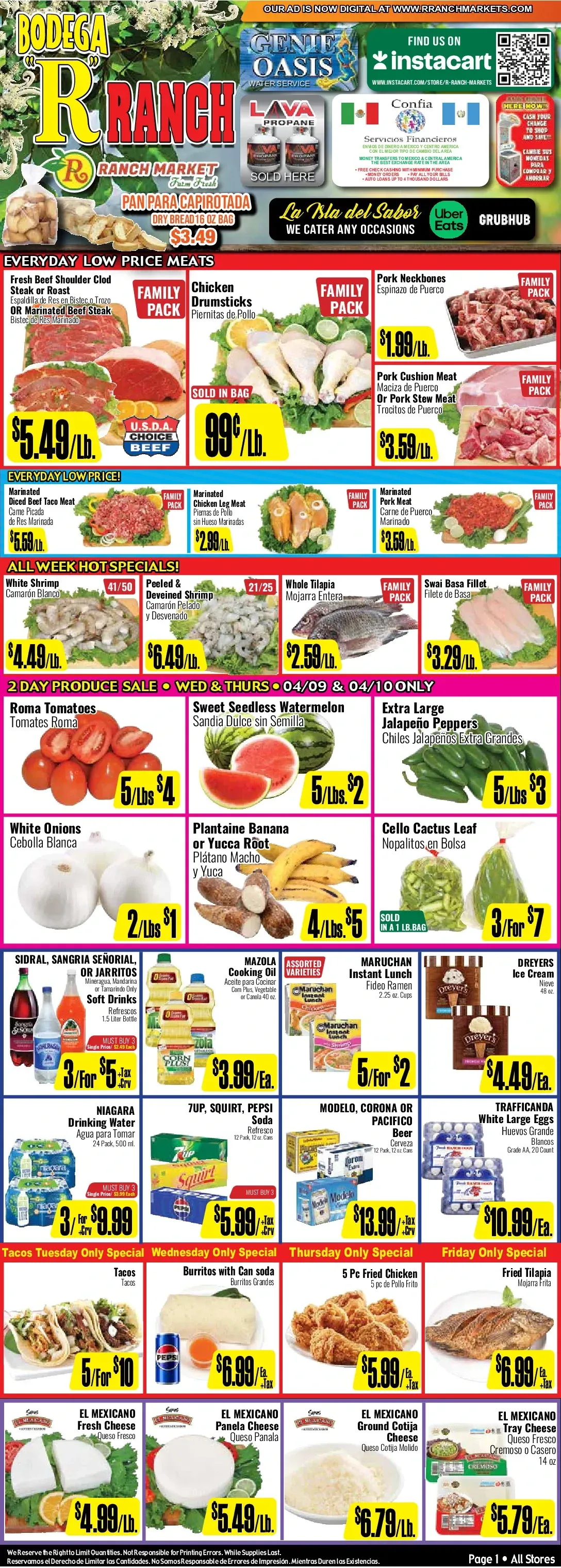 R Ranch Markets Weekly Ad Page 2