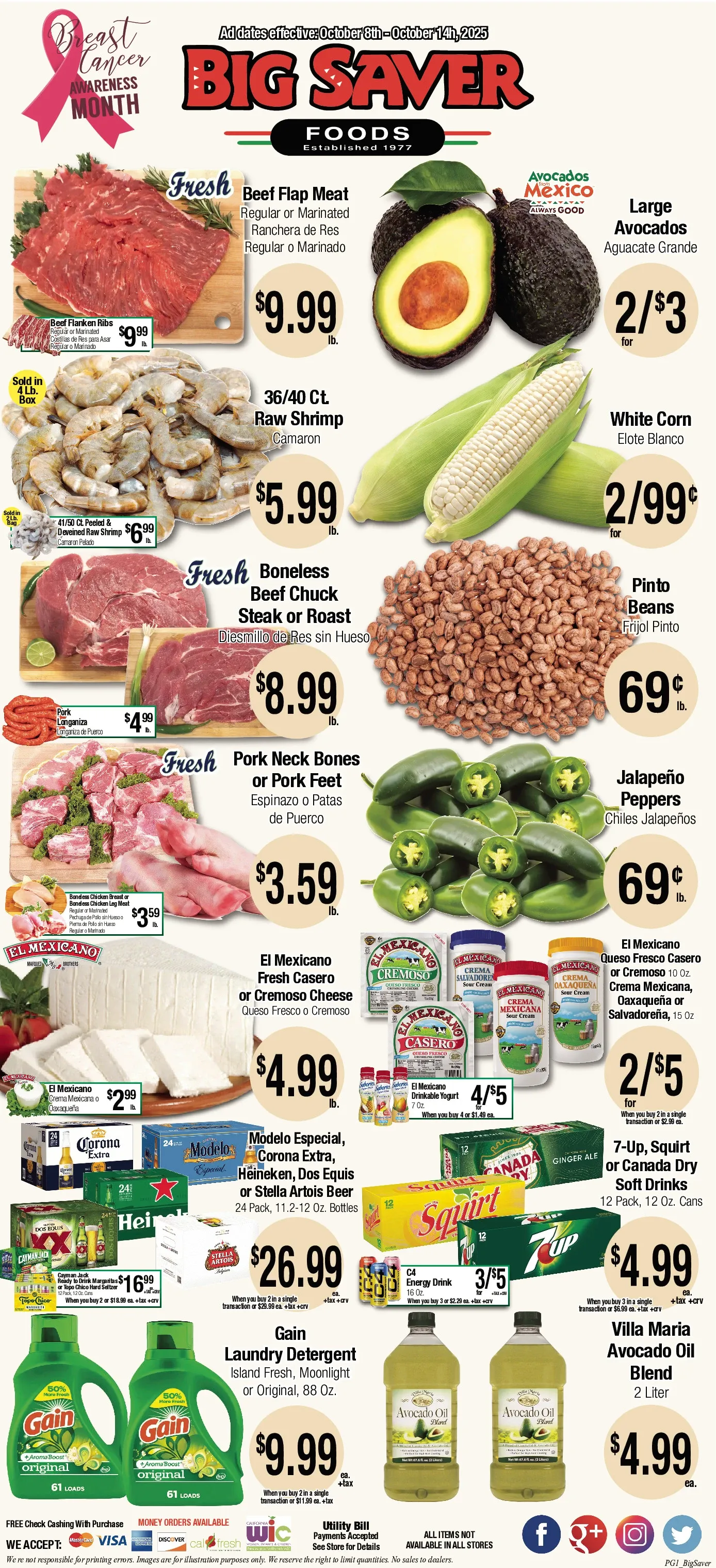 Big Saver Foods Weekly Ad Page 1