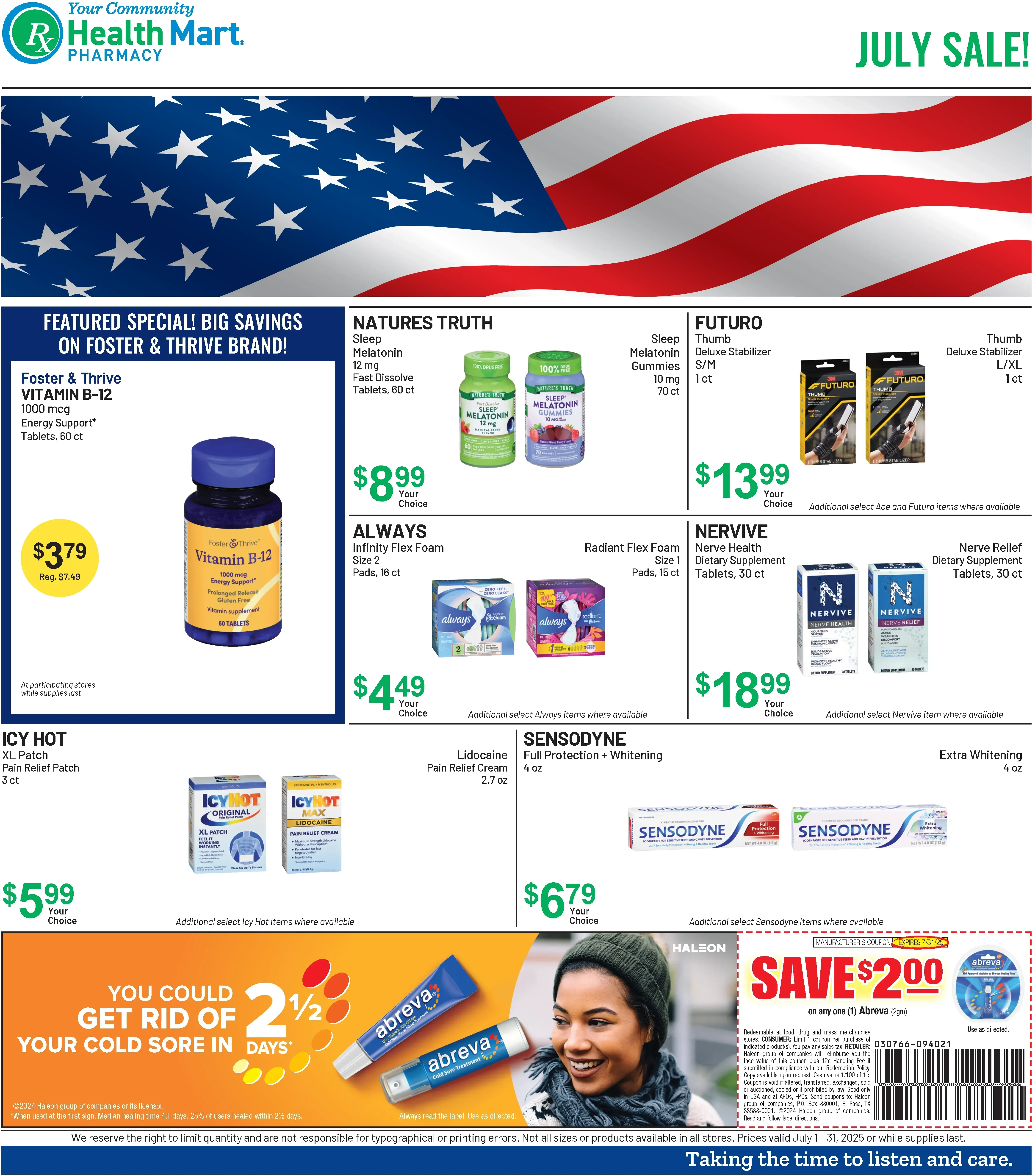 Health Mart Pharmacy Weekly Ad Page 1