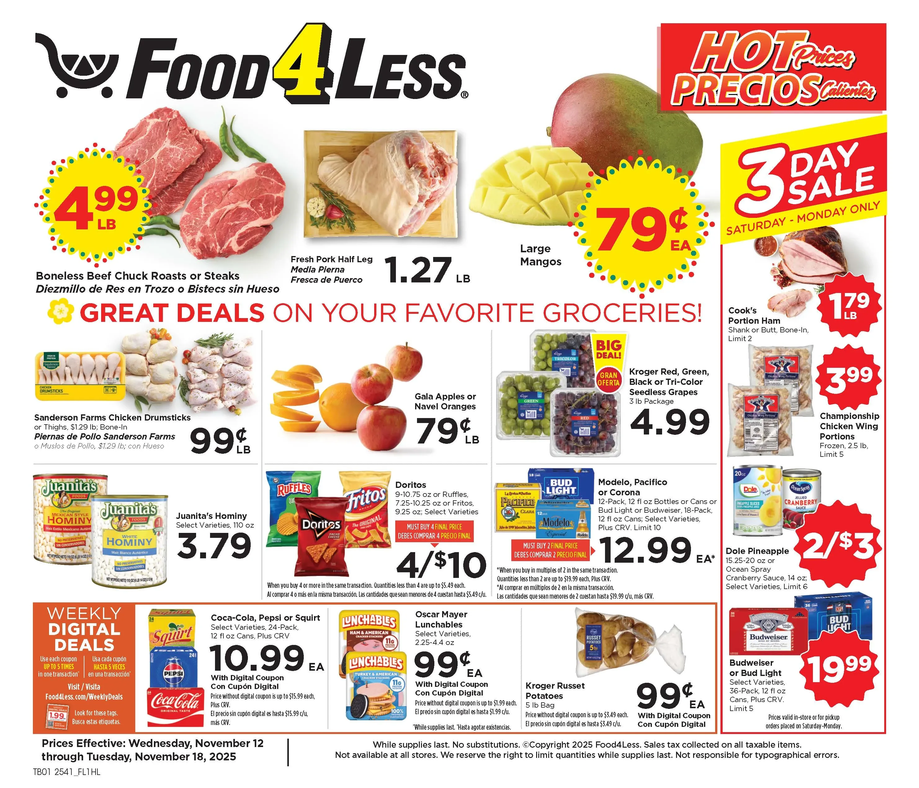 Food 4 Less Weekly Ad Page 2