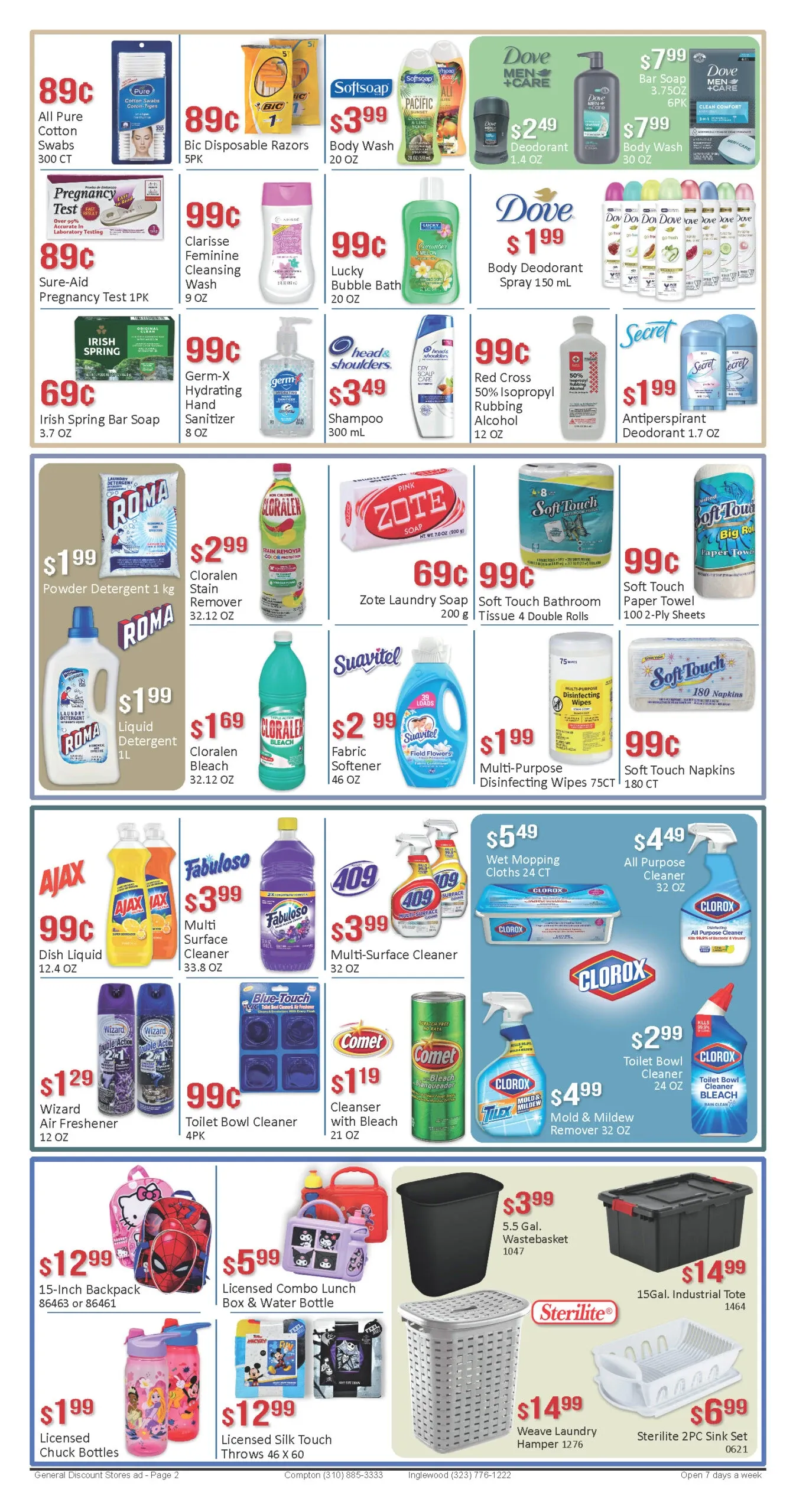 General Discount Weekly Ad Page 2