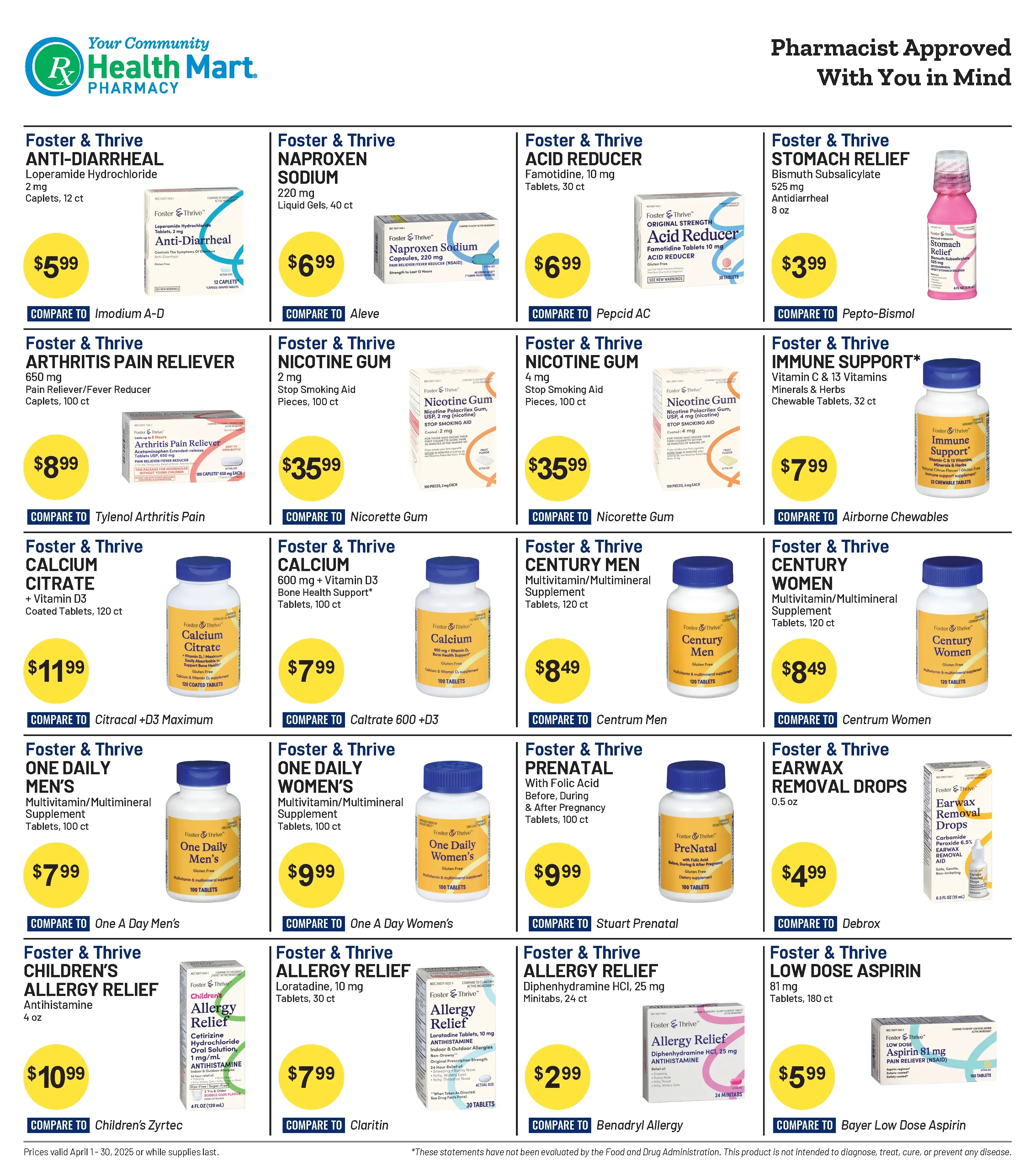 Health Mart Pharmacy Weekly Ad Page 1