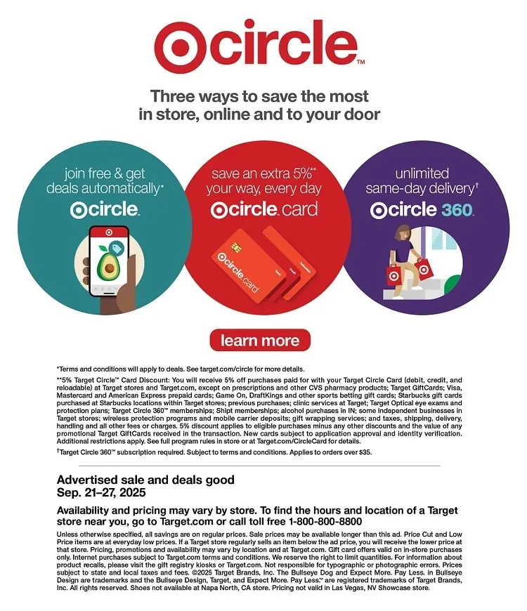 Target Weekly Ad Page 25