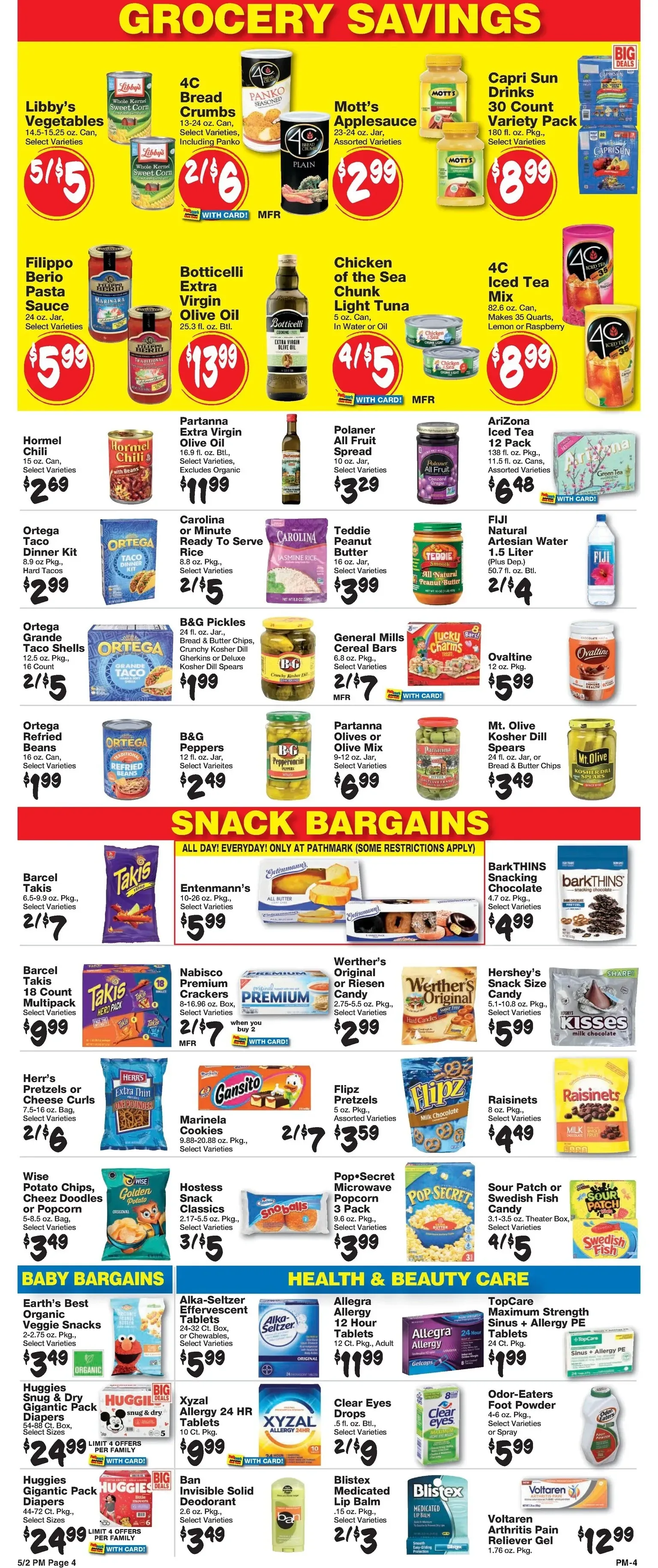 Pathmark Weekly Ad Page 1