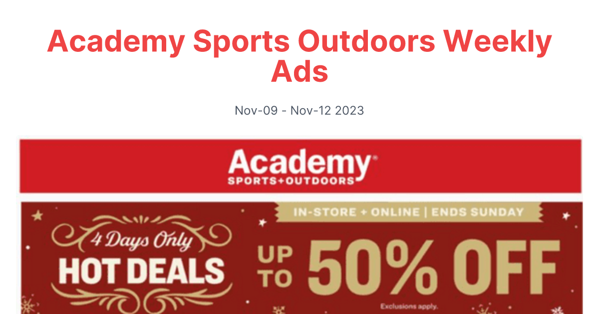 Academy Sports Outdoors 1109 1112 01 1