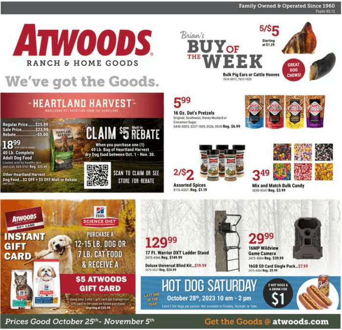 Atwoods 1025 1105 1