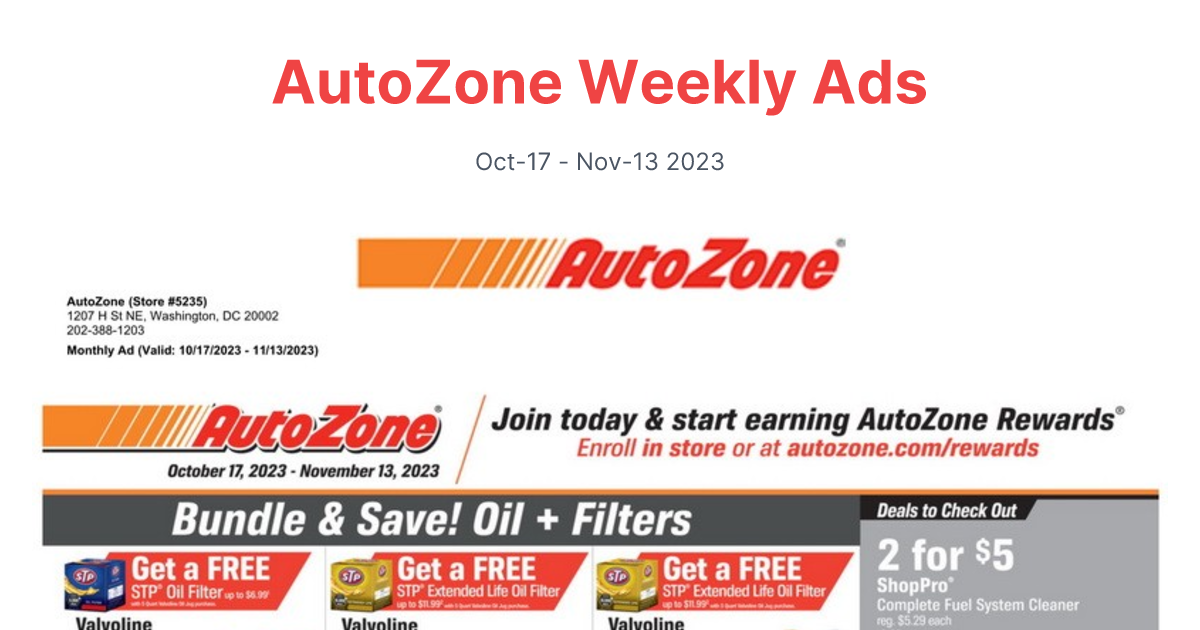 Auto Zone 1017 1113 1 1