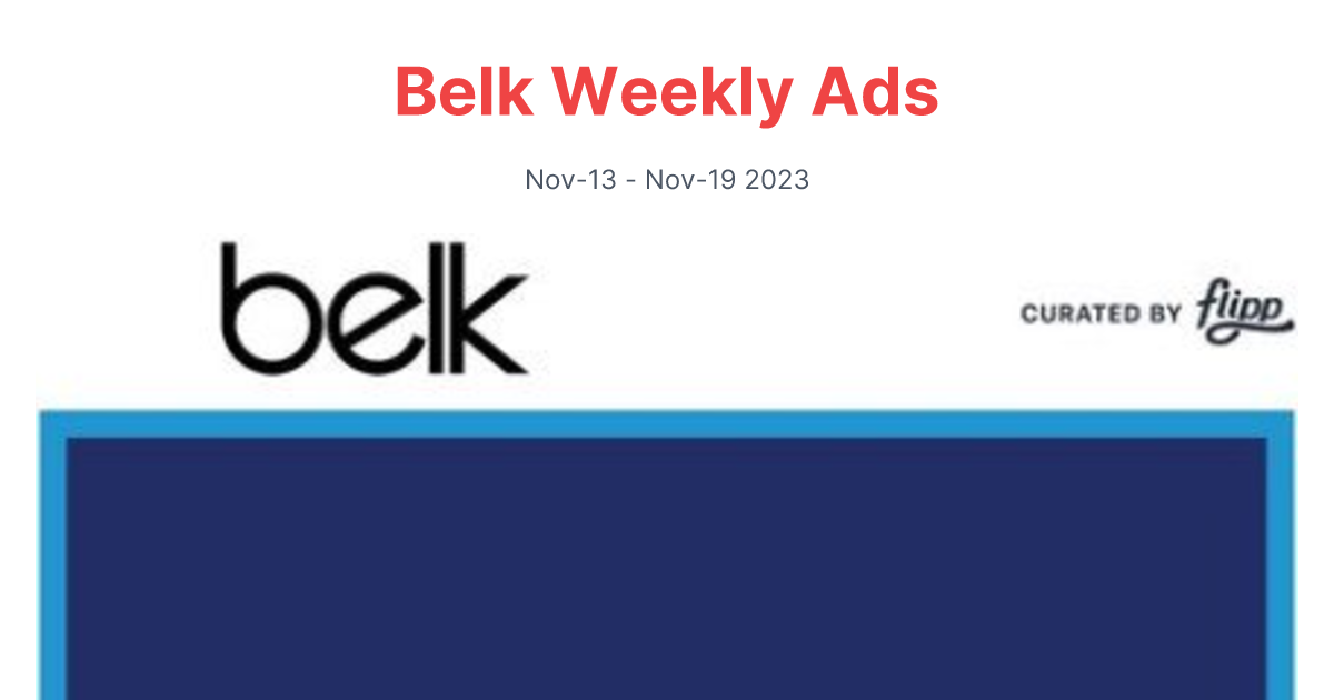 Belk 1113 1119 1 1