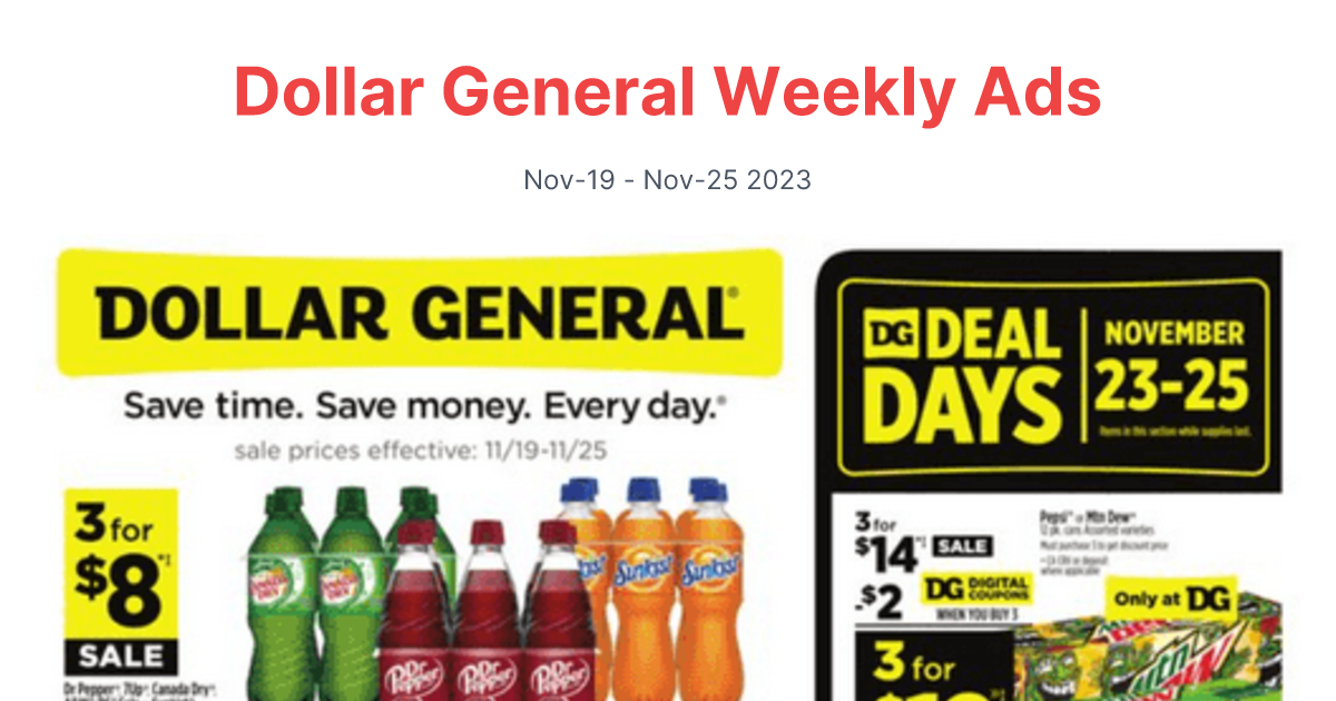 Dollar General 1119 1125 1 1