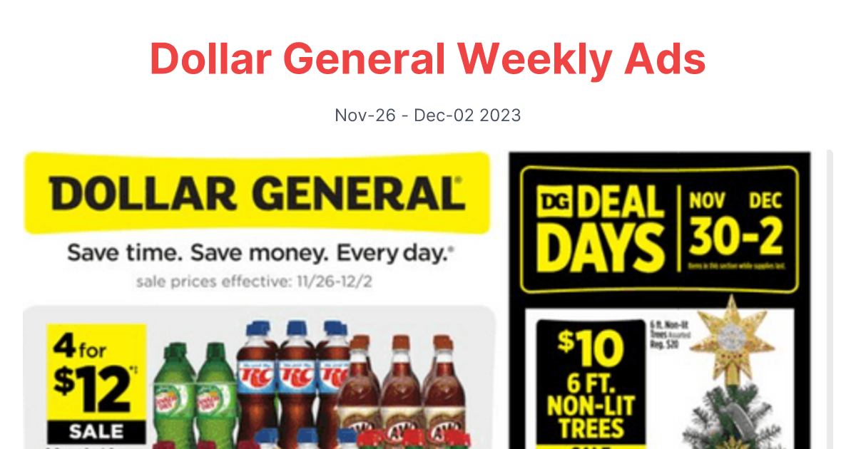 Dollar General 1126 1202 1 2