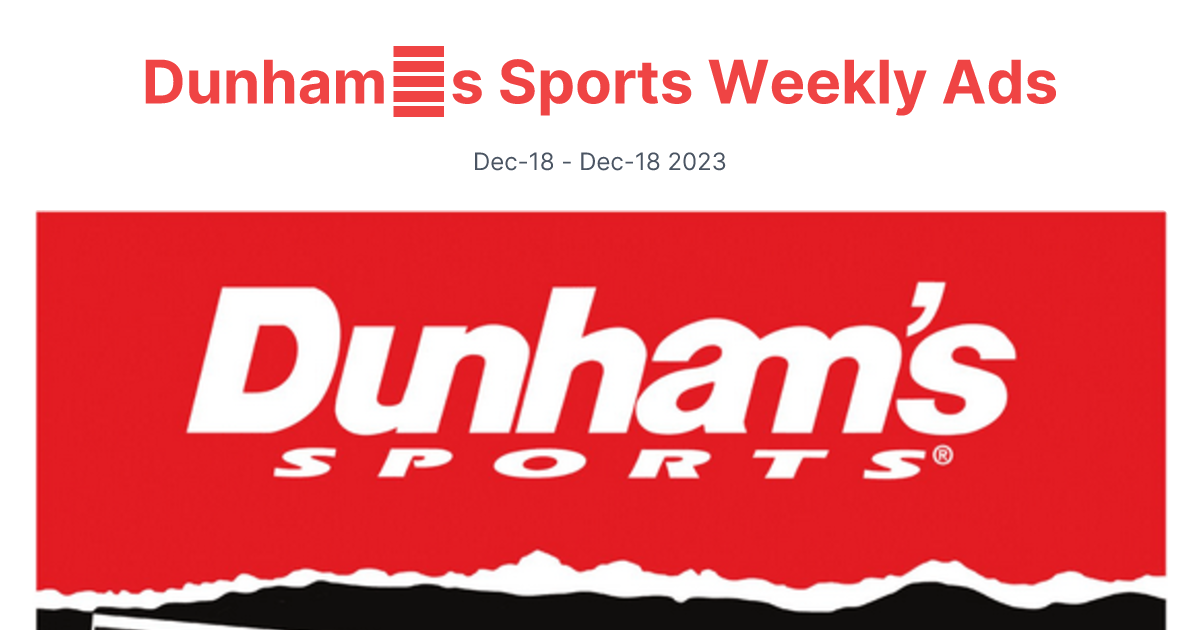 Dunhams Sports 1124 1130 1 1