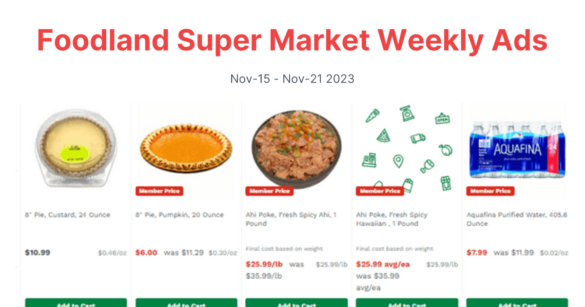 Foodland Super Market 1115 1121 01 1