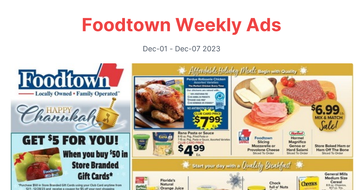 Foodtown Weekly Ad 1201 1207 01 1