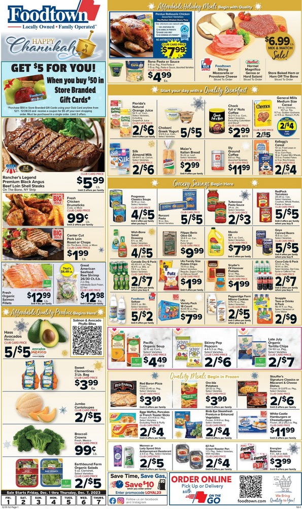 Foodtown Weekly Ad 1201 1207 01