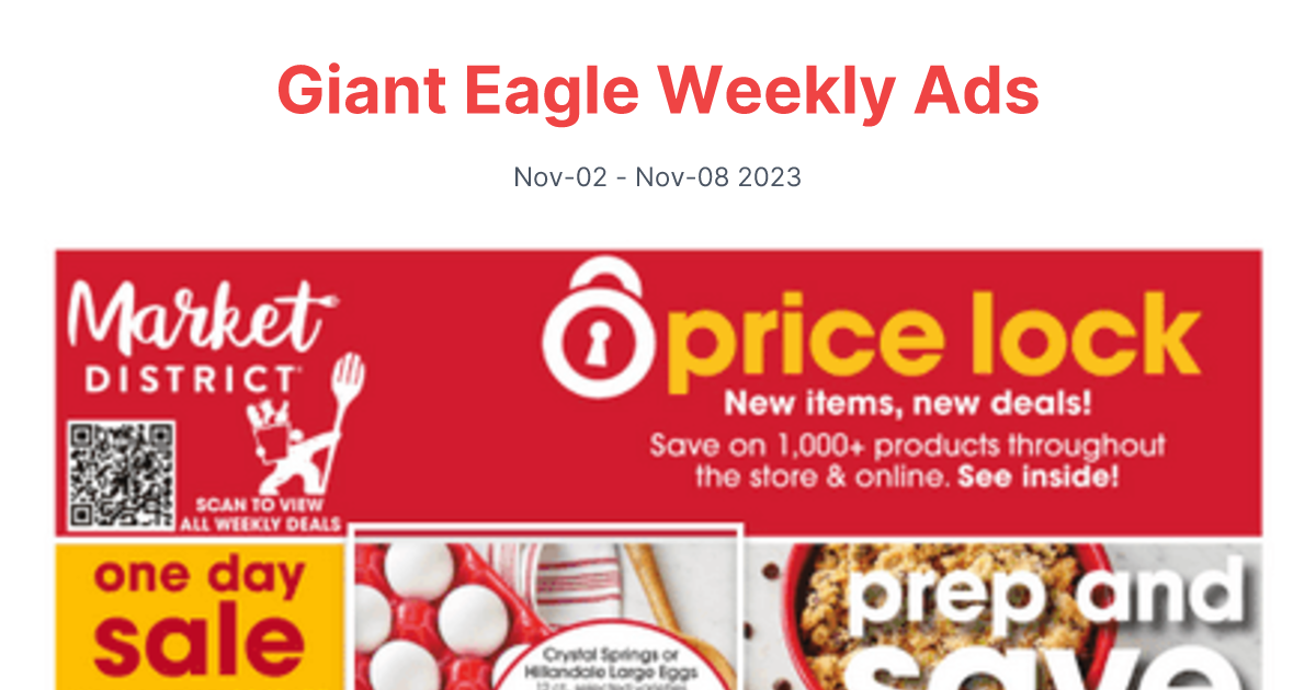 Giant Eagle 1102 1108 1 1