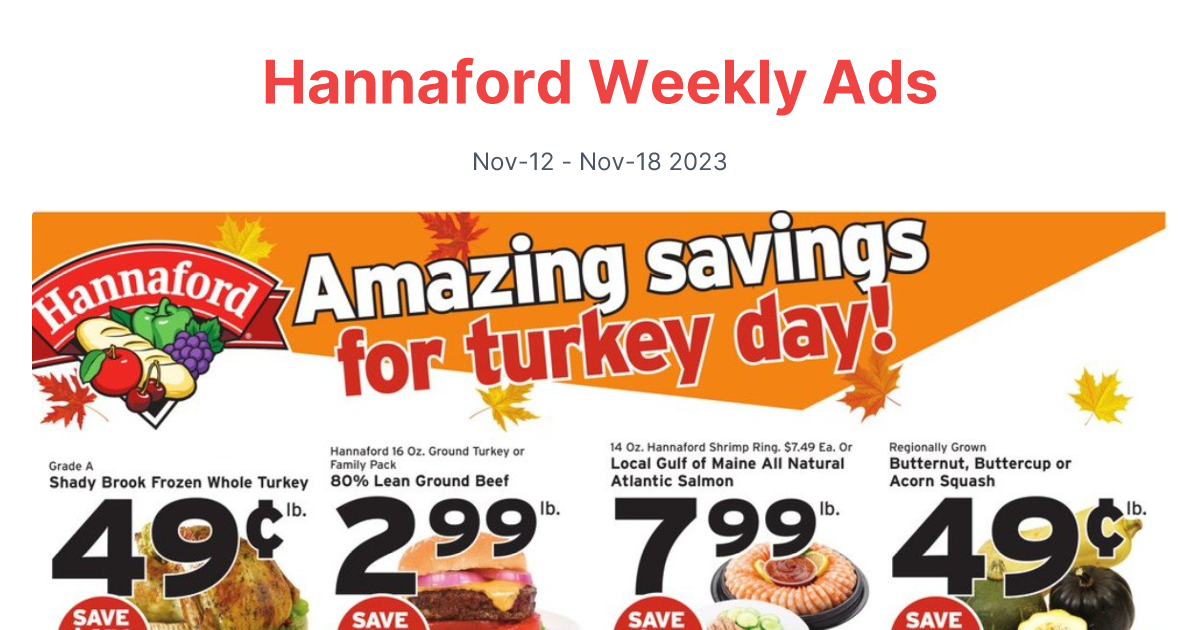 Hannaford 1112 1118 1 1