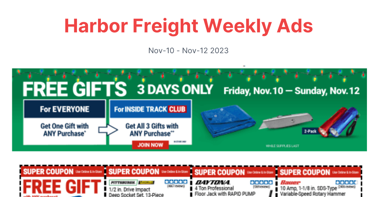 Harbor Freight 1110 1112 1 1