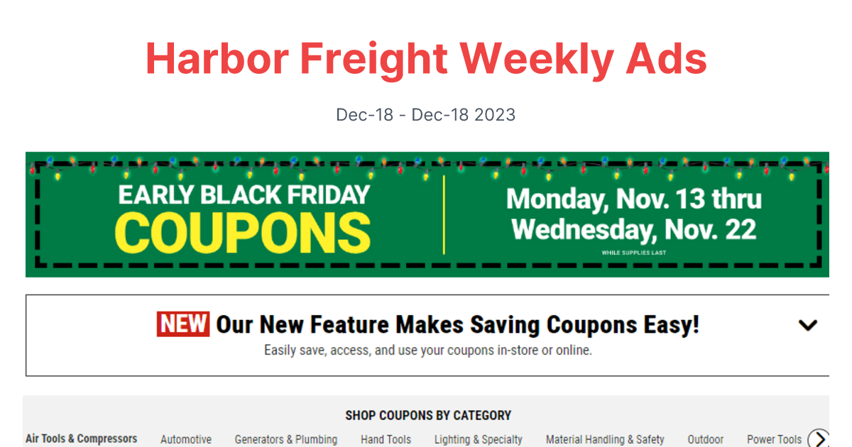 Harbor Freight 1113 1122 1 1