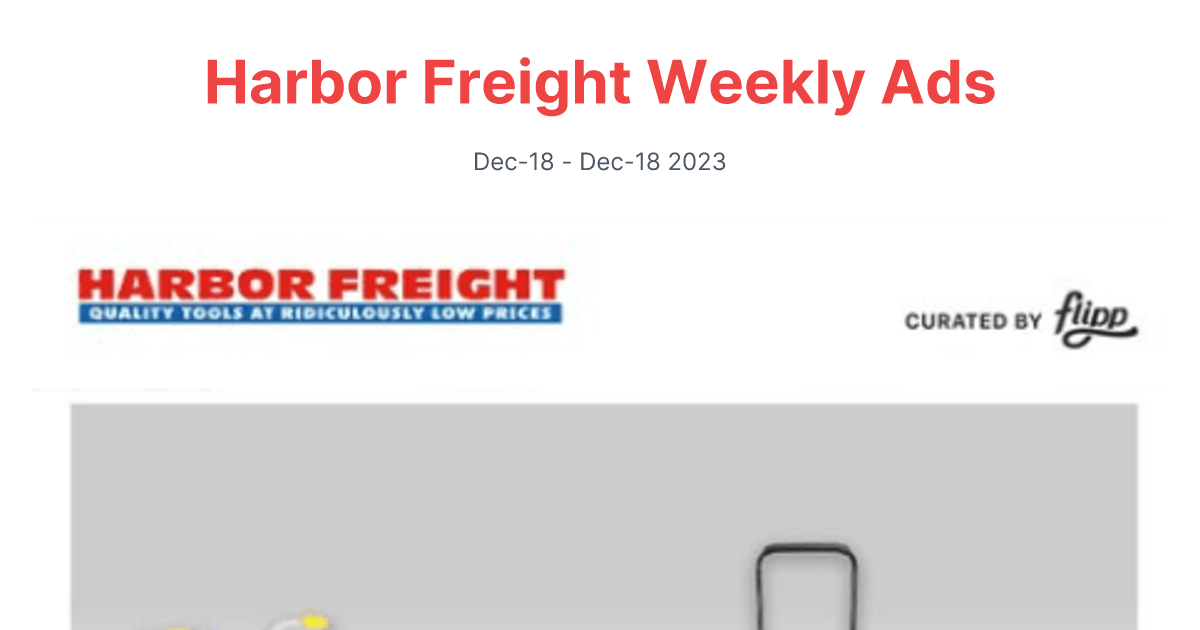 Harbor Freight 1114 1127 1 1