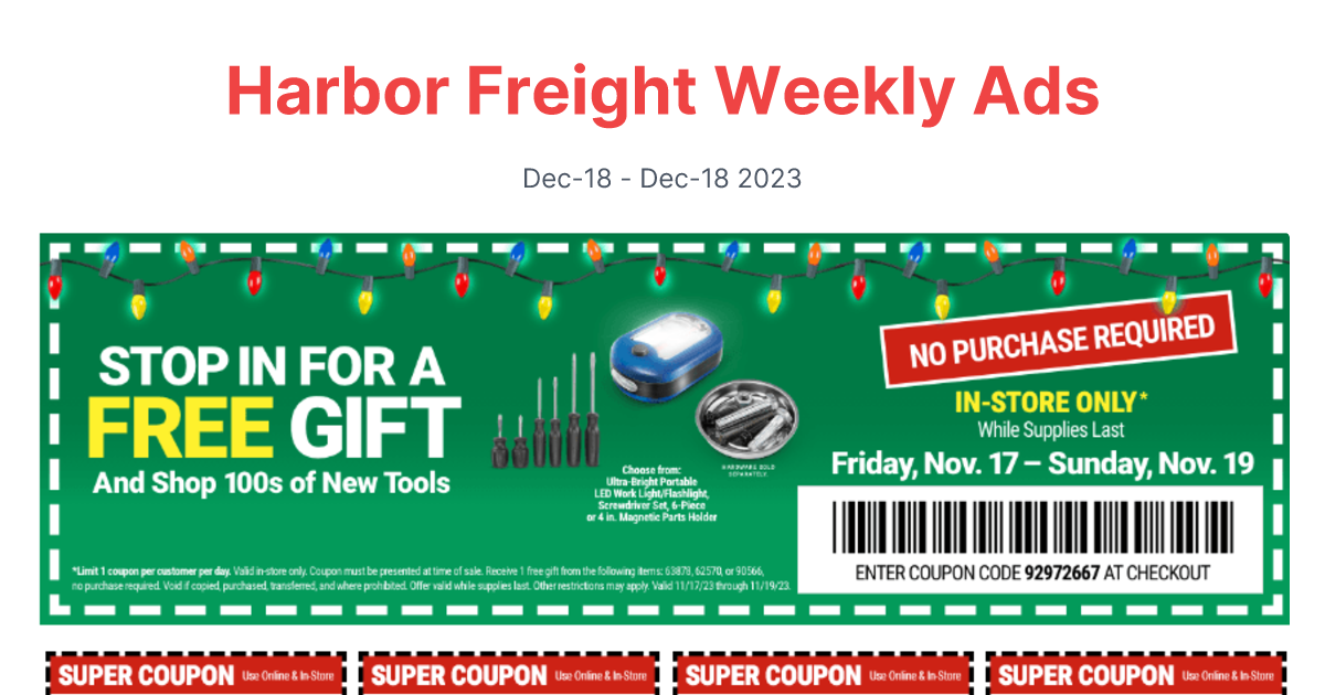 Harbor Freight 1117 1119 1 1