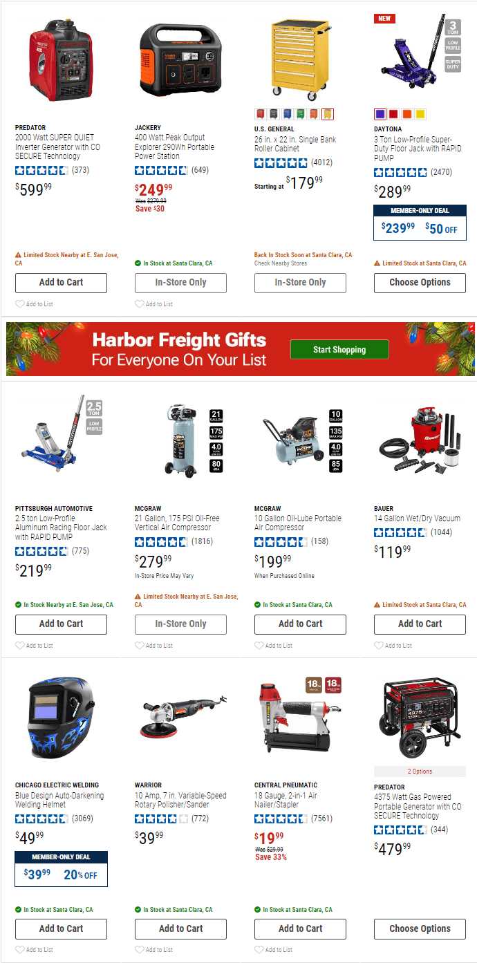 Harbor Freight 1128 1226 1