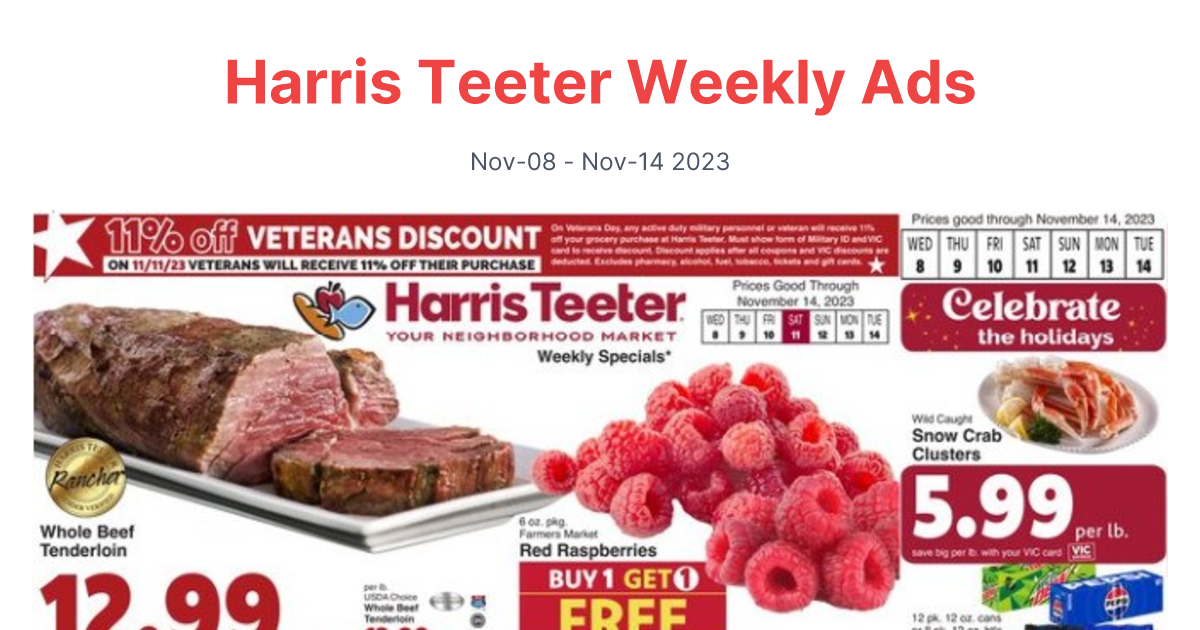 Harris Teeter 1108 1114 1 1