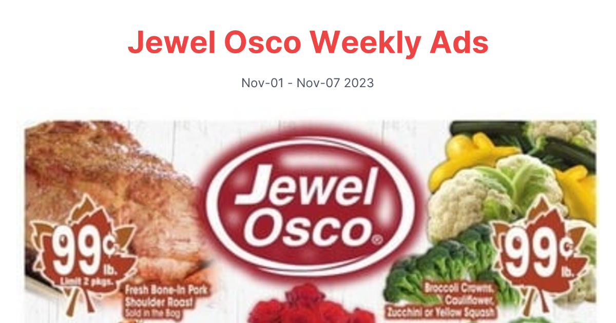 Jewel Osco 1101 1107 1 1