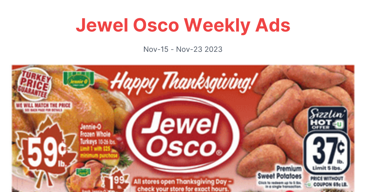 Jewel Osco 1115 1123 1 1