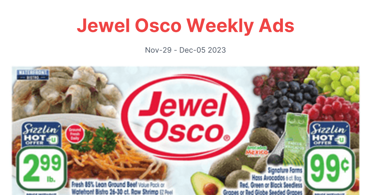 Jewel Osco 1129 1205 1 2