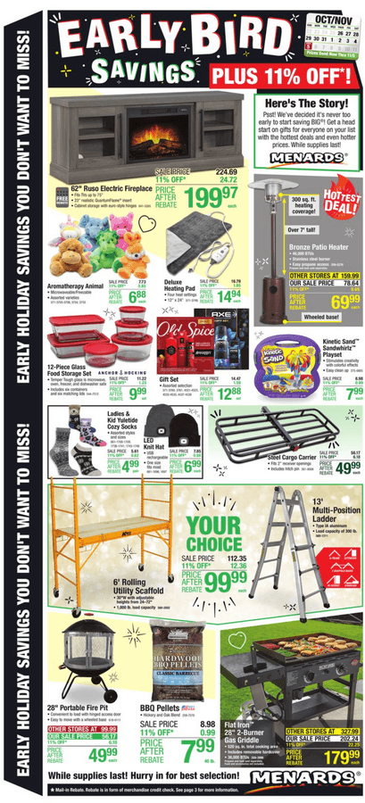 Menards Black Friday Ad 1026 1105 1