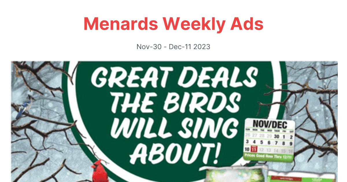 Menards Household 1130 1211 1 2