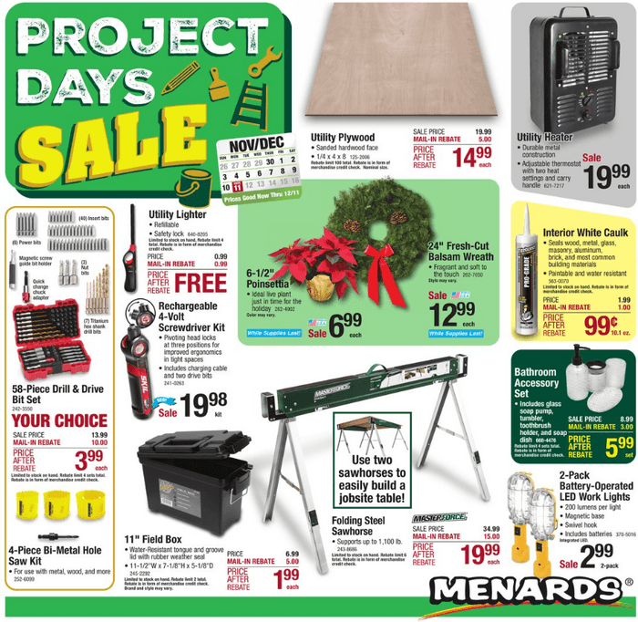 Menards 1130 1211 1