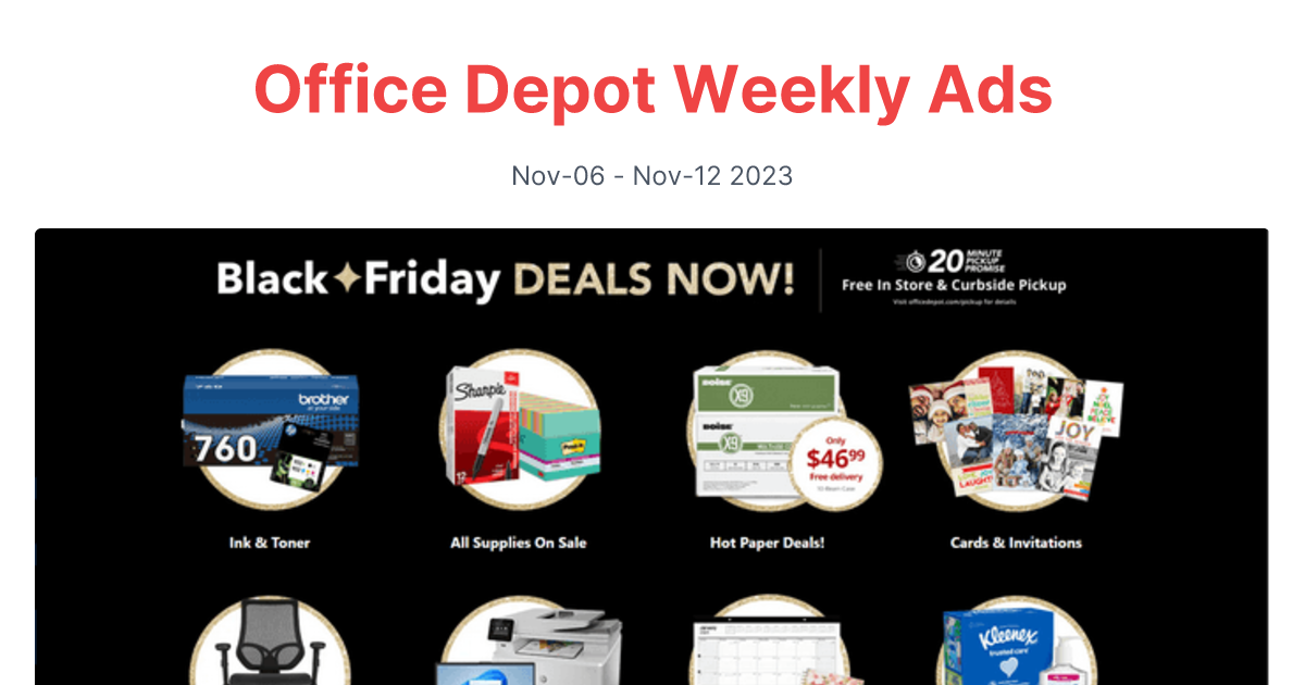 Office Depot Black Friday 1106 1112 1 1