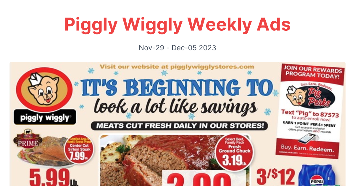 Piggly Wiggly 1129 1205 1 2