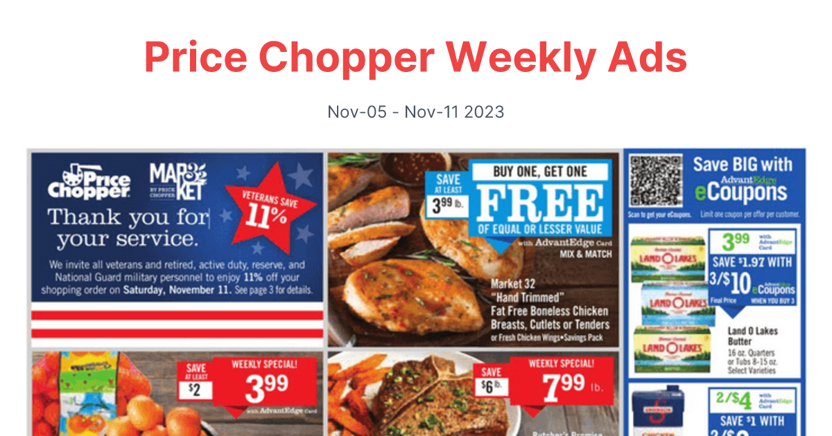 Price Chopper 1105 1111 1 1