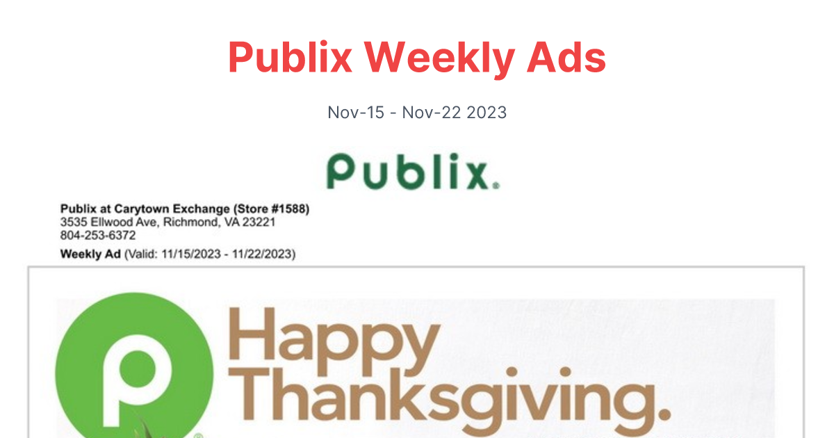 Publix 1115 1122 1 1