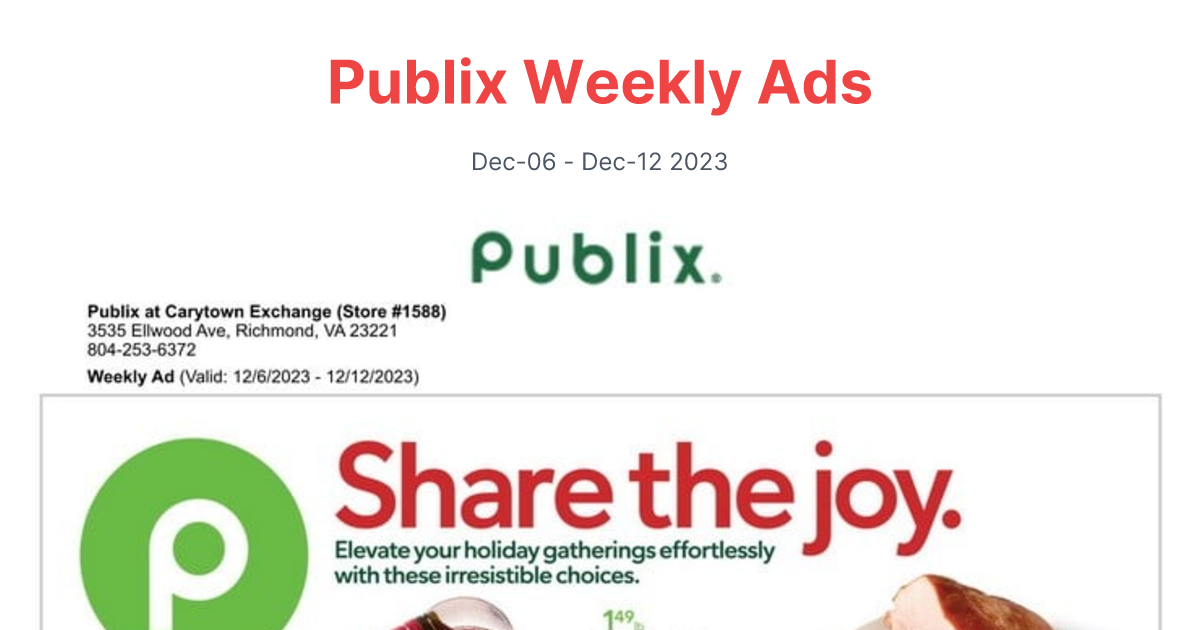 Publix 1206 1212 1 1