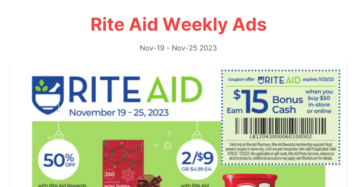 Rite Aid 1119 1125 1 1