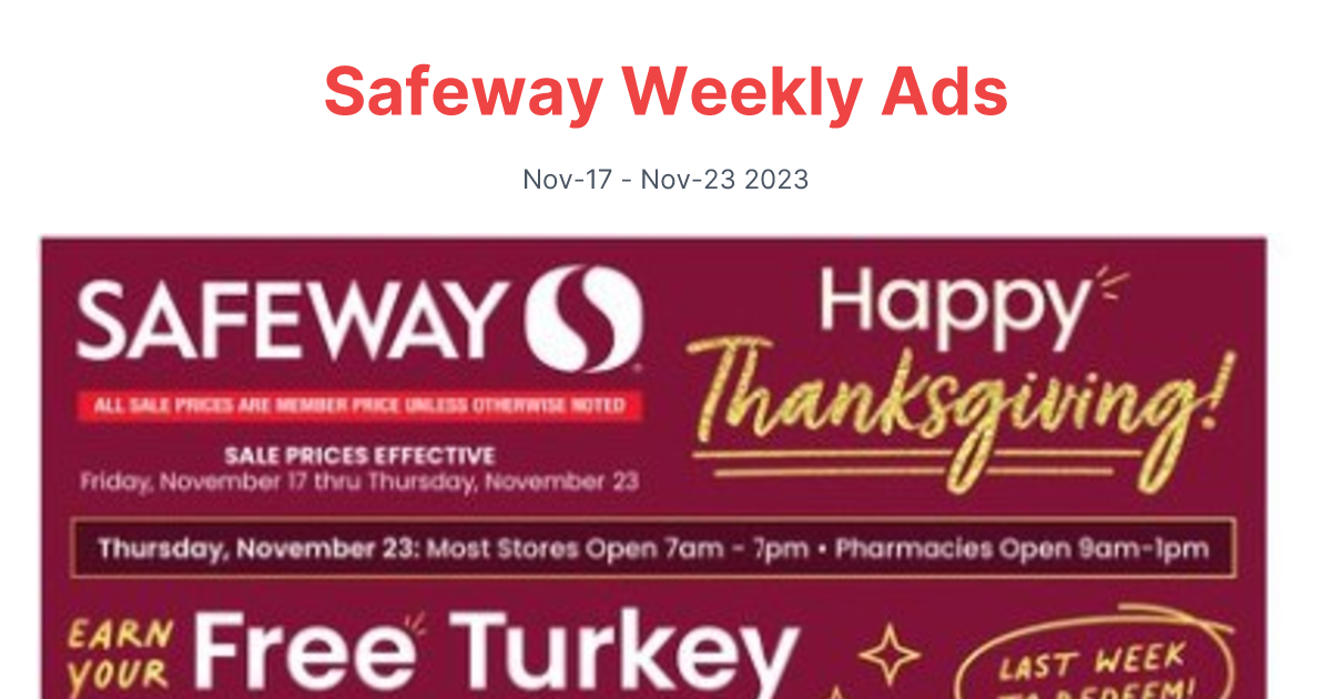 Safeway 1117 1123 1 1