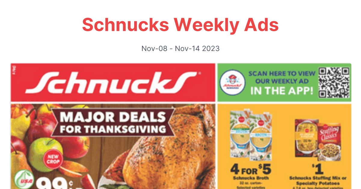 Schnucks 1108 1114 1 1