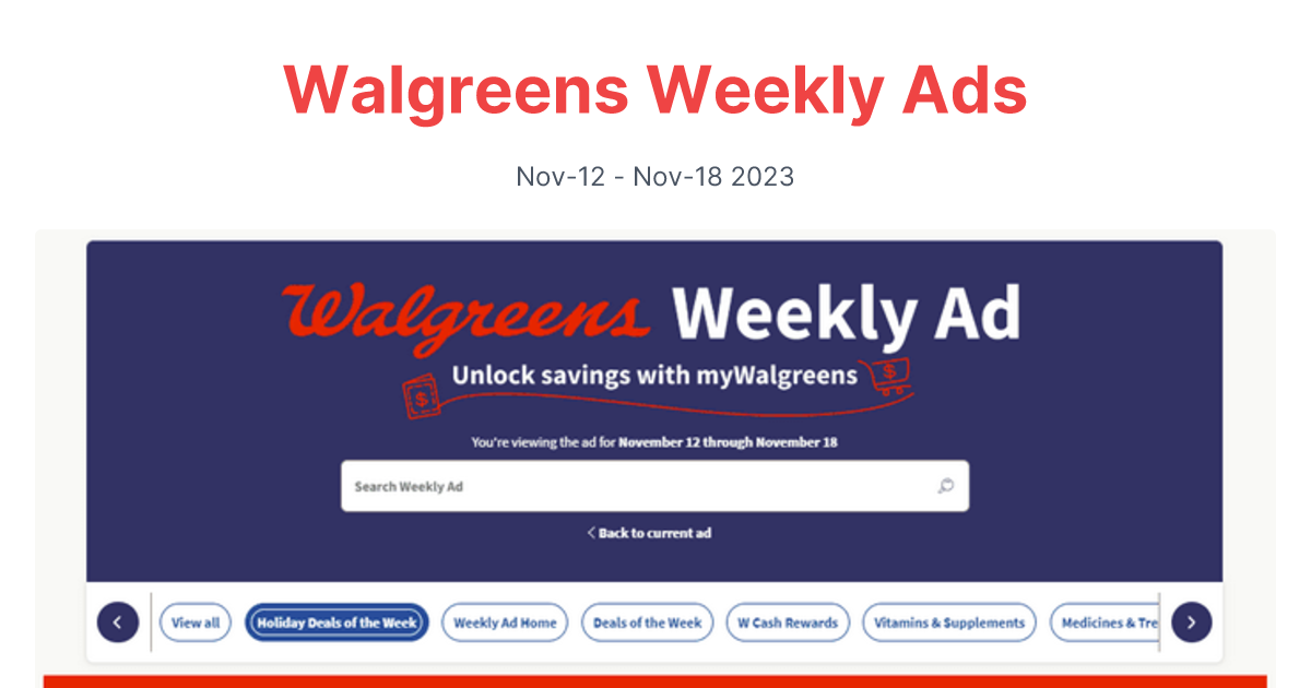 Walgreens 1112 1118 1 1