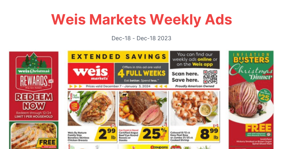 Weis Markets 1207 0103 1 1