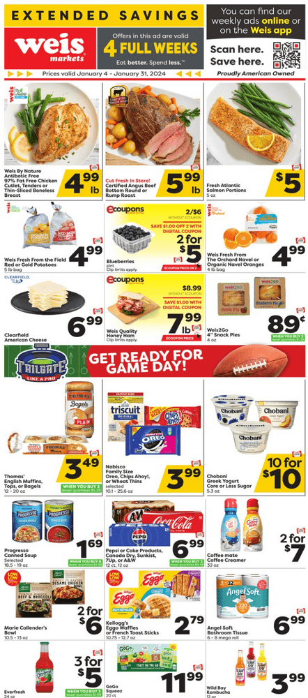 Weis Markets Extended Ad 0104 0131 01