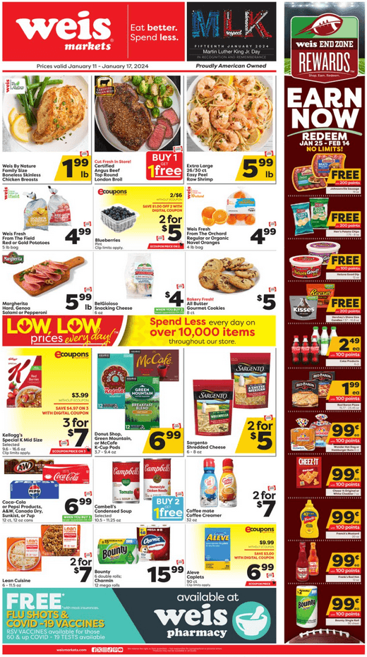 Weis Markets 0111 0117 1