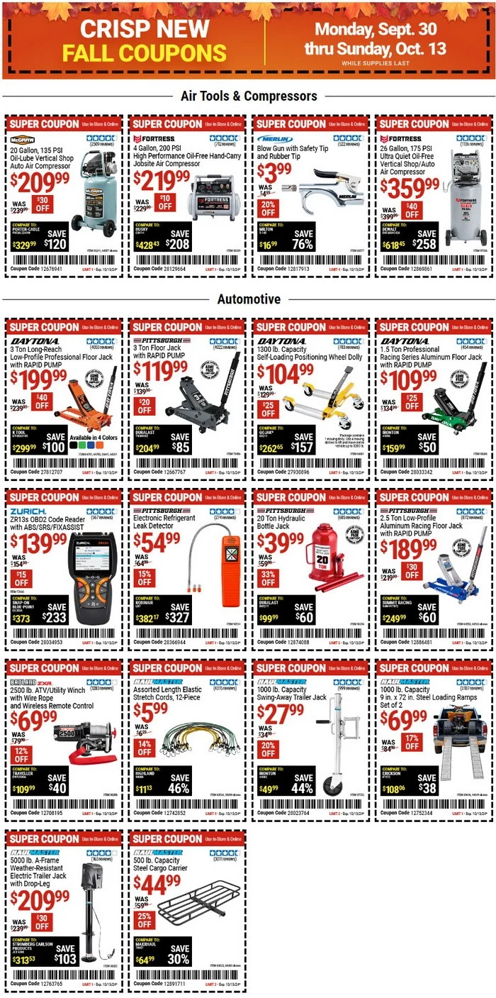 Harbor Freight 0930 1013 1