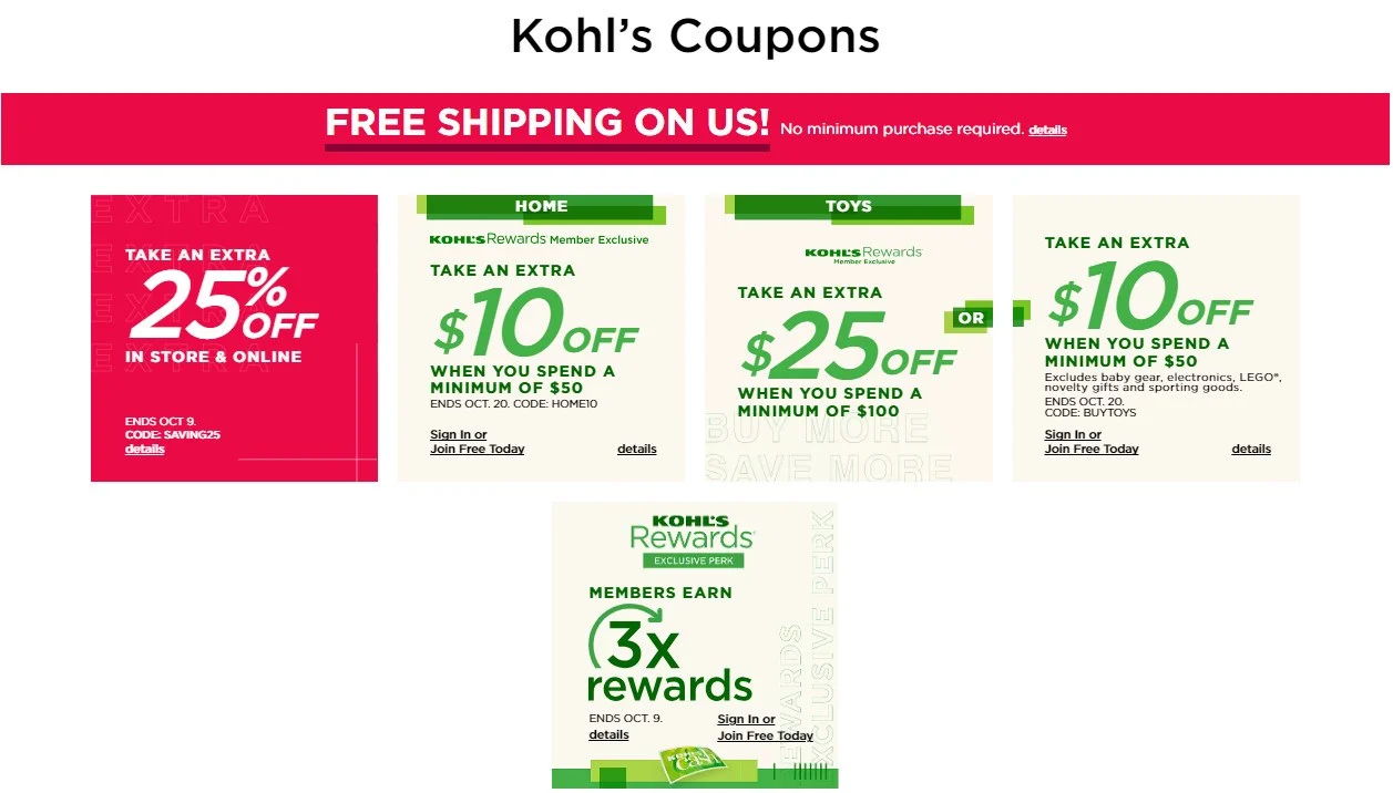 Kohls 1007 1009 1